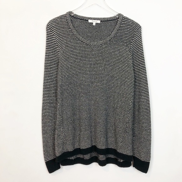 Madewell Riverside Crew Knit Sweater Dot Weave M - Picture 1 of 8
